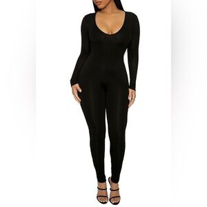 Naked Wardrobe long sleeve jumpsuit. Size S, worn once.